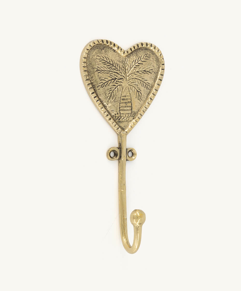 Poppy hook Beautiful brass hook shaped like a flower dimsstudio