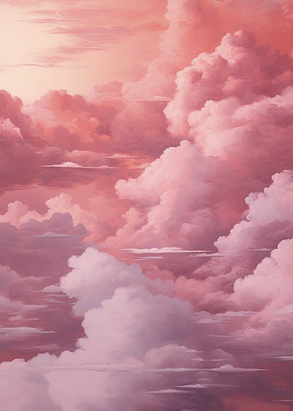 Paint Pink Sky plakat - flere str. (A17, A147, A1117)