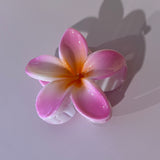 Hawaii blomst hårklemme - 6 farver