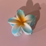 Hawaii blomst hårklemme - 6 farver