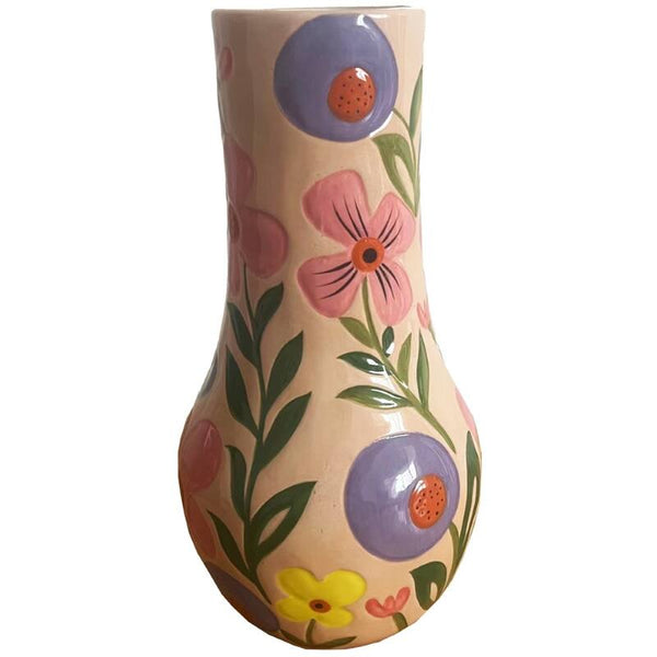 Blomstret vase