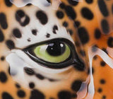 Stor leopardhoved potteskjuler