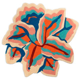 Multicolored Lily rug
