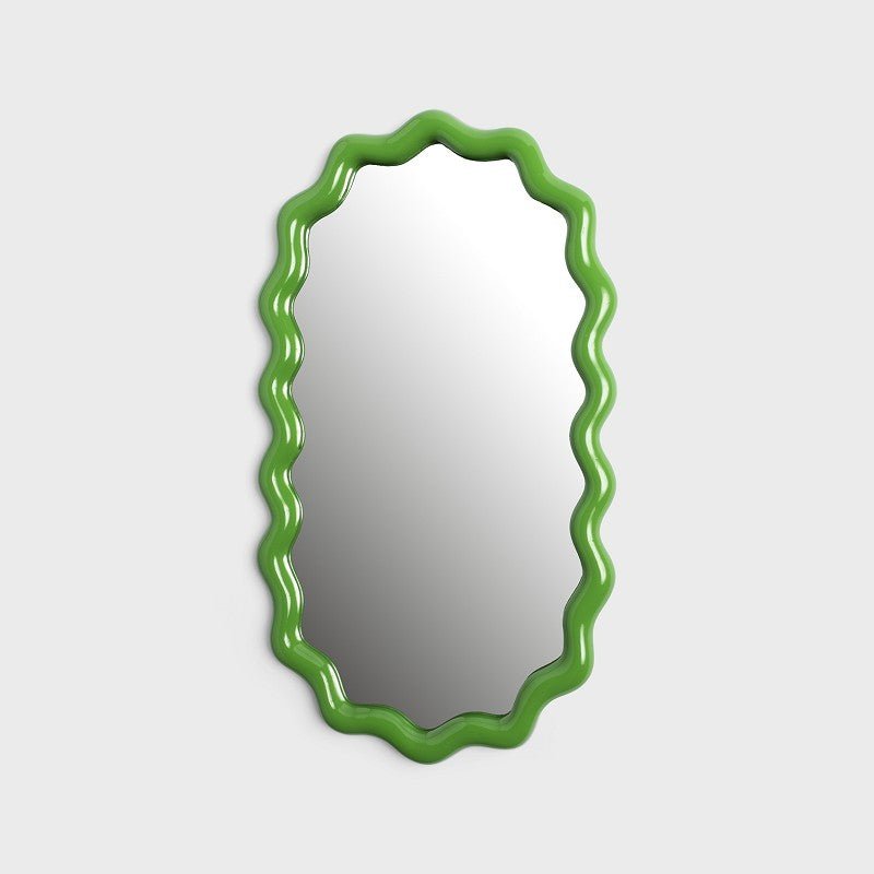 Zigzag spejl - grøn