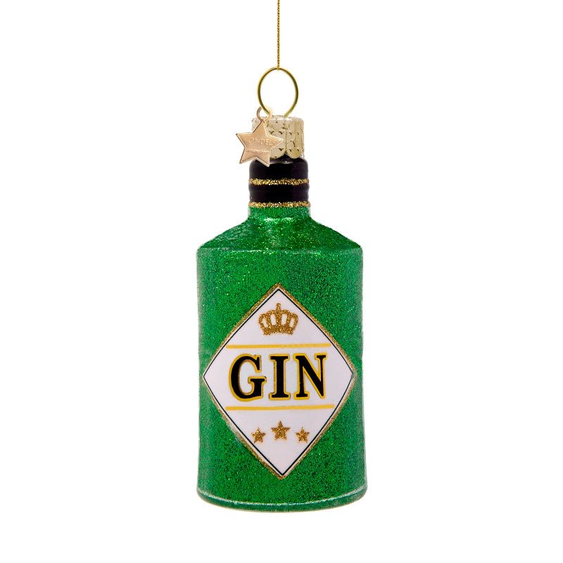 Gin flaske Juleornament - H:10 cm (18)