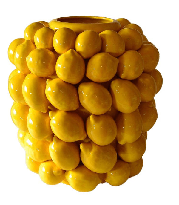 Vase med citroner - italiensk keramik