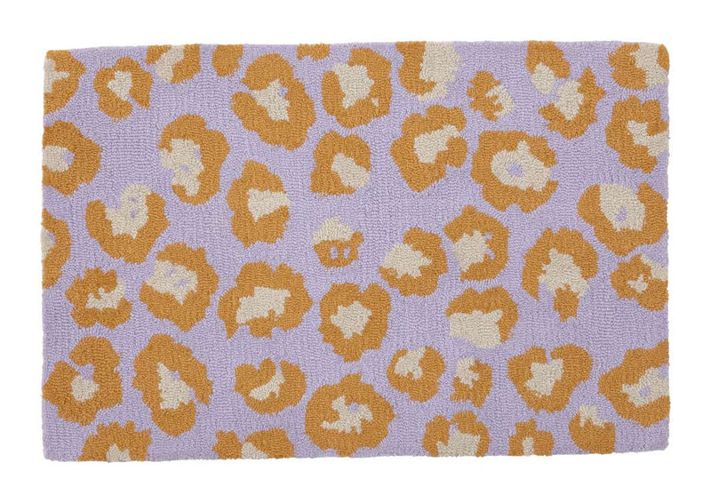 Tufted carpet in leopard print - 70 x 140 cm