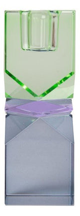Krystal lysestage med tre farvelag - flere varianter -  (17, 46, 47+85)