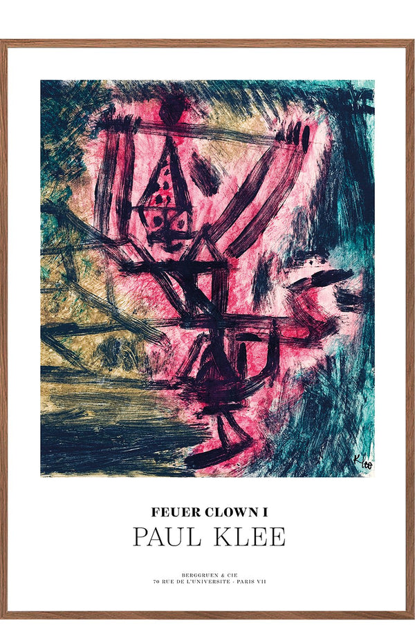 Paul Klee Fire Clown - 50x70 (P6)
