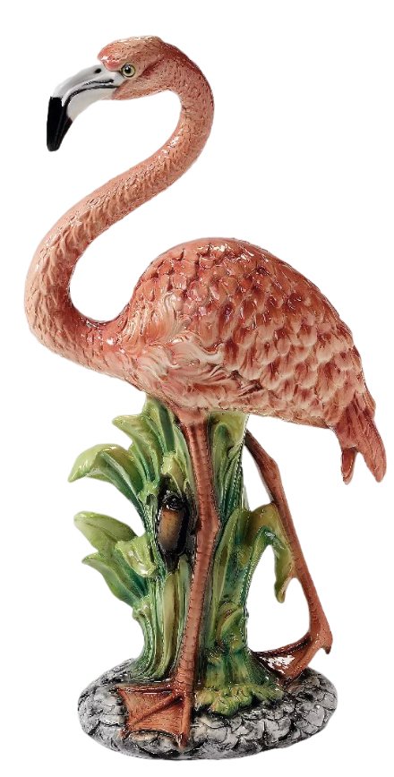 Flamingo - porcelænsfigur