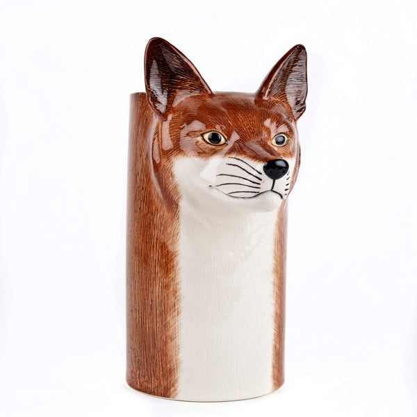 Fox vase