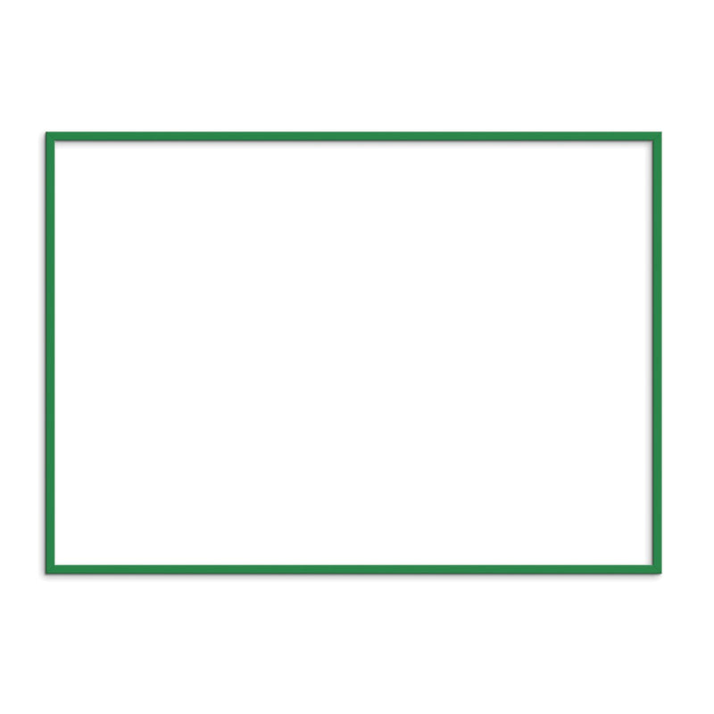 Green wooden frame - several sizes
