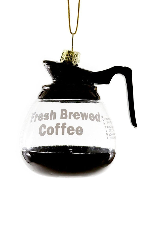 Coffee pot Christmas ornament