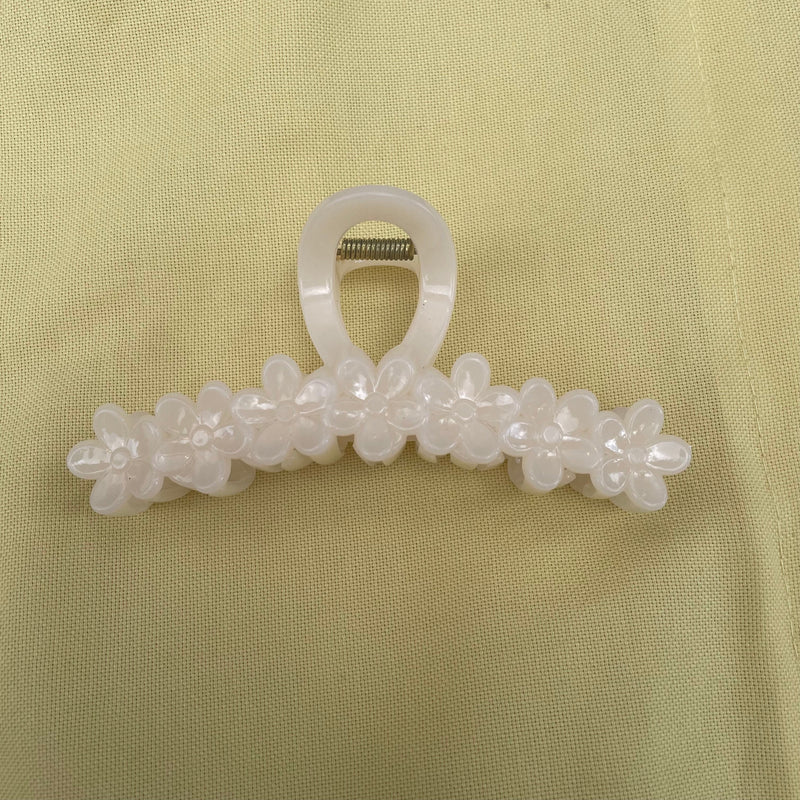 Large hair clip with butterflies