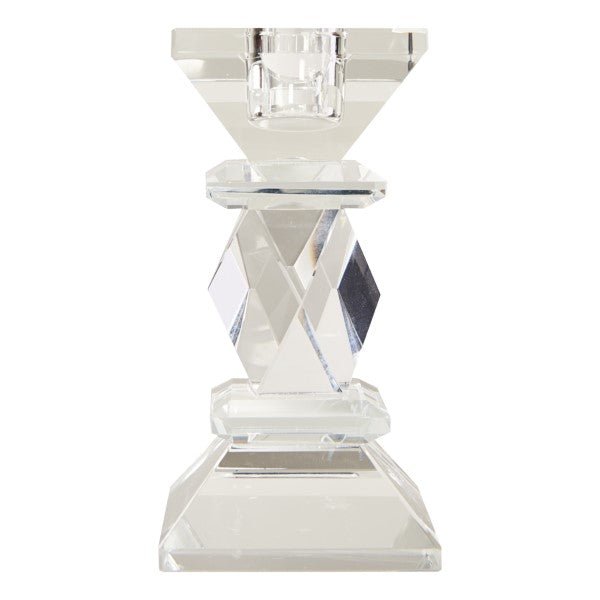 Beautiful crystal candlestick with different color layers - more color options (25, 42, 43, 44)
