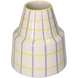 Yellow Stripe Mix Vase