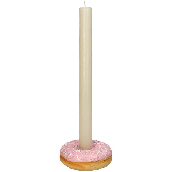 Donut candle holder