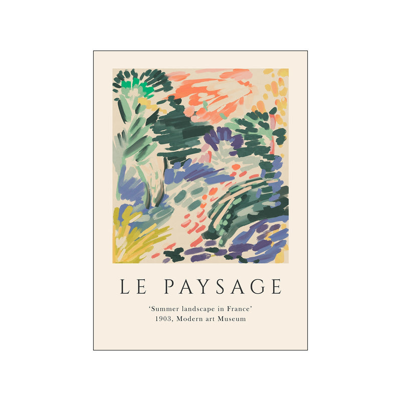 Le Paysage Exhibition Art plakat - 50 x 70 plakat (22)