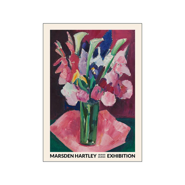 Marsden Hartley - Flower Exhibition poster (1103 + 14)