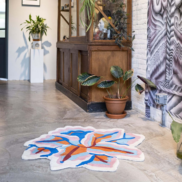 Multicolored Lily rug