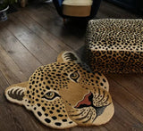 Leopard head blanket