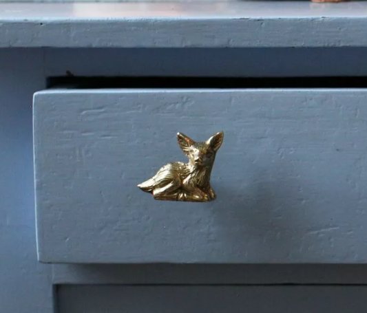 Deer cabinet knob - Left