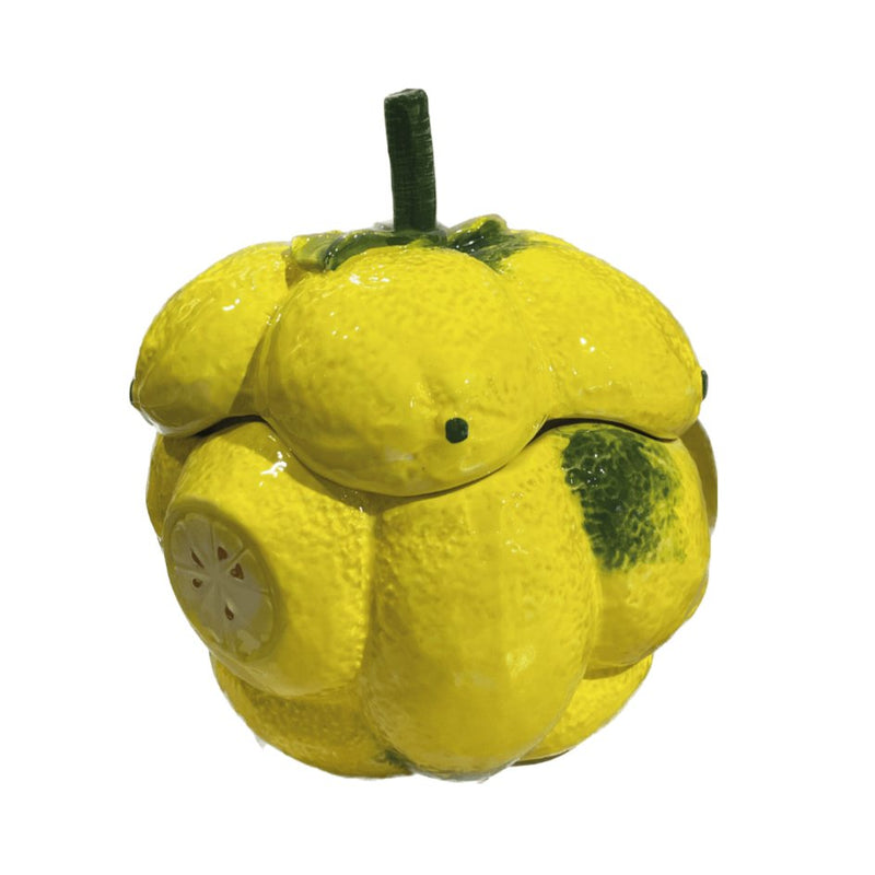 Stor citron lågkrukke