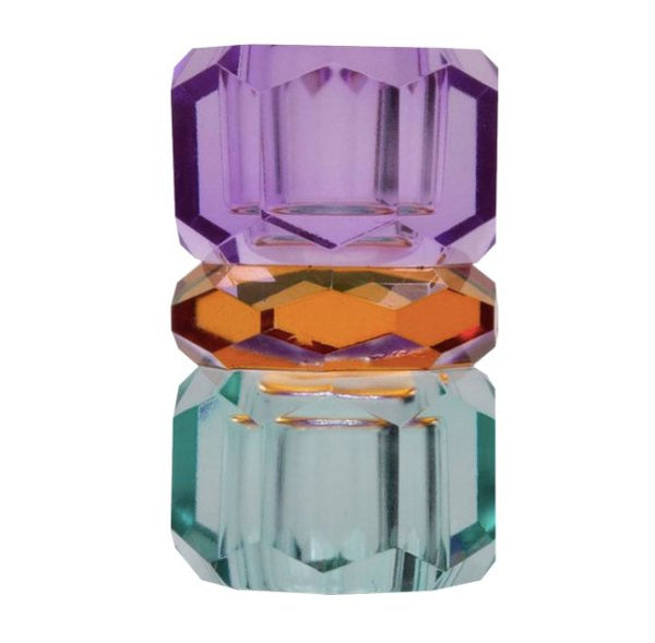 Beautiful crystal stand in three color layers - several variants! (no. 59 + 60)