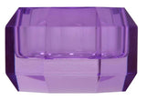 Smuk, lille krystal lysestage - flere farvevarianter! (nr. 63, 64, 73 + 76)