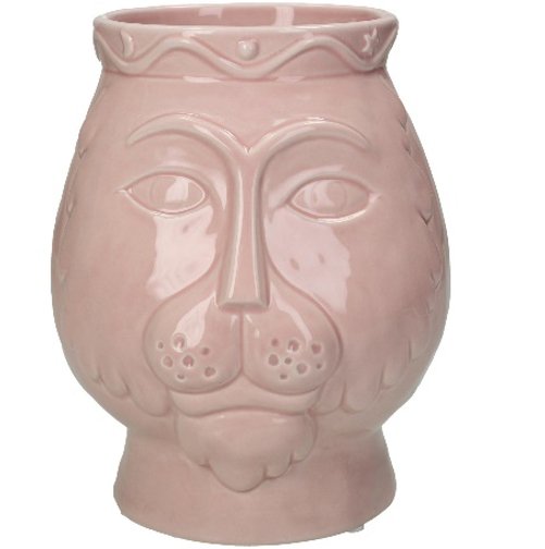 Pink Leopard Vase