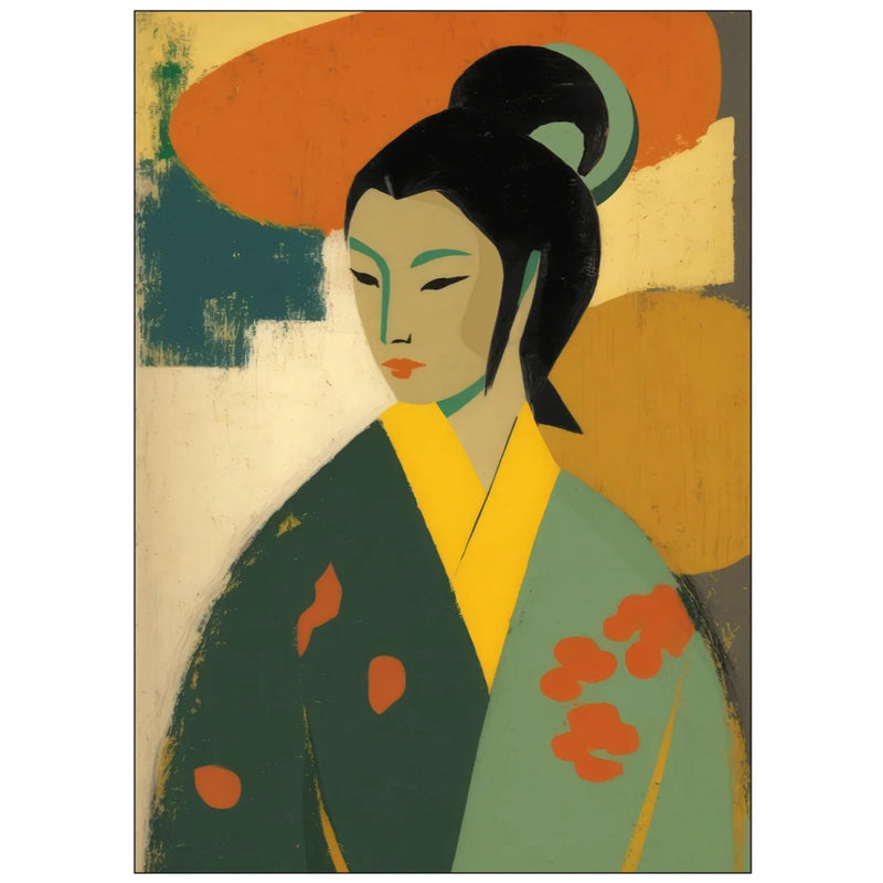 Geisha plakat -  70 x 100 - (1126)
