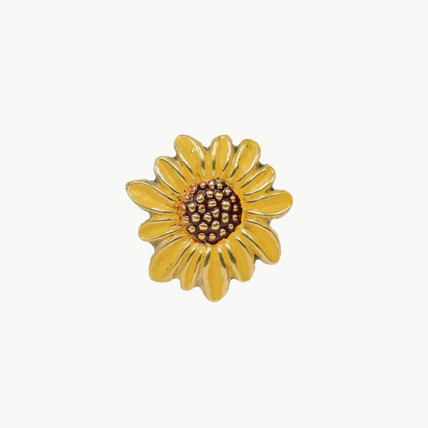 Sunflower cabinet knob