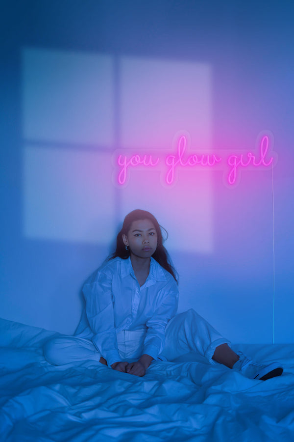 You glow girl neon sign - great