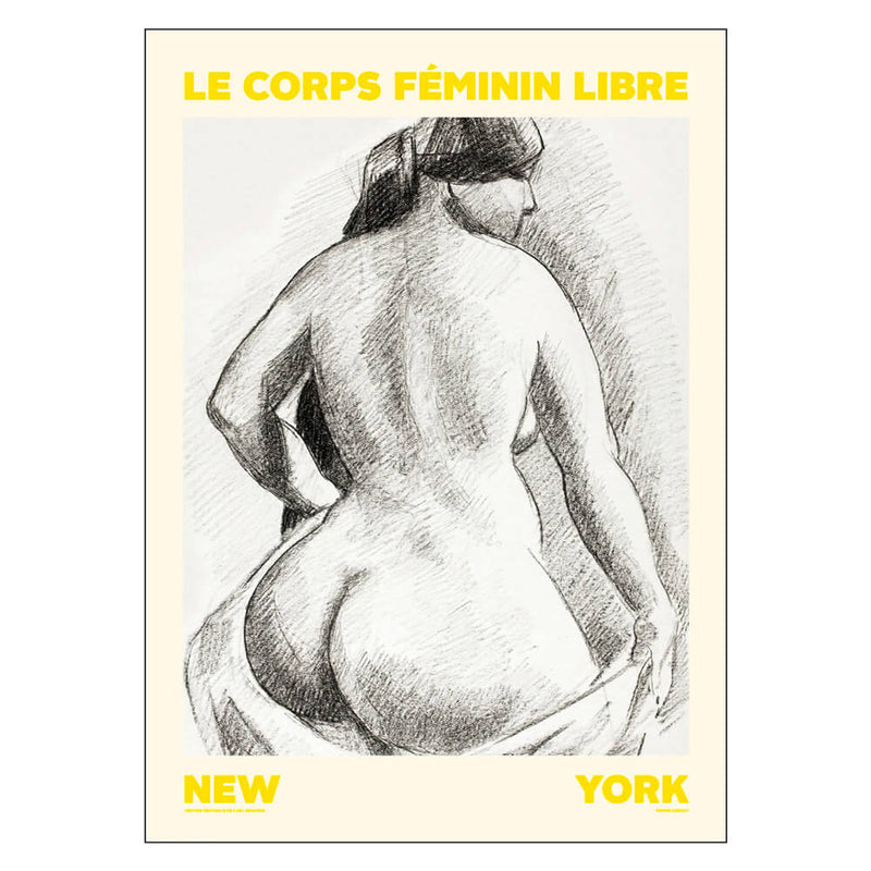 Female body poster - 70 x 100 cm no. (1102)